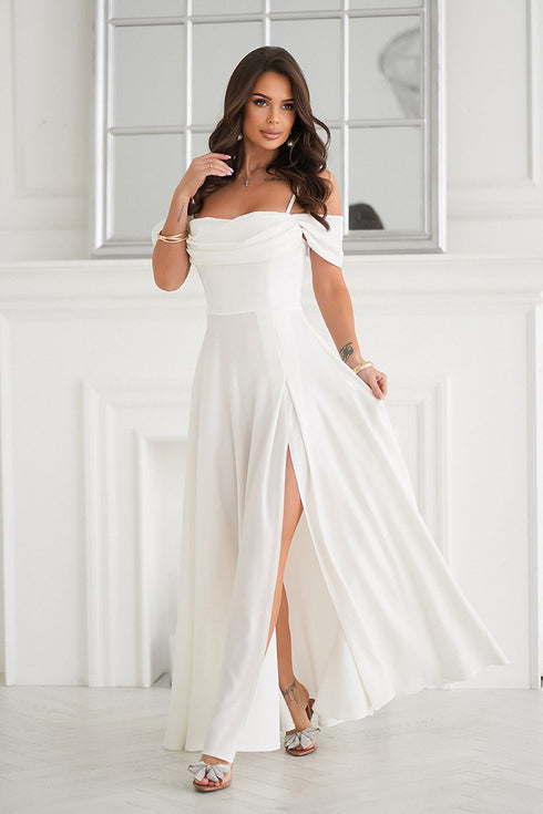 Robe longue model 208193 Bicotone